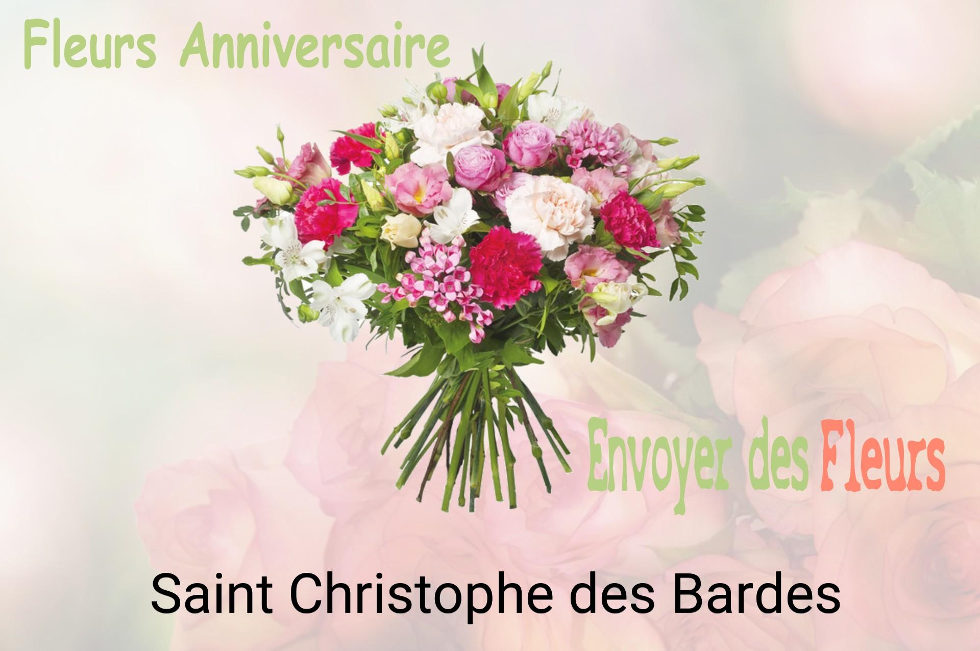Bouquet de fleurs d’anniversaire livré à Saint-Christophe-des-Bardes