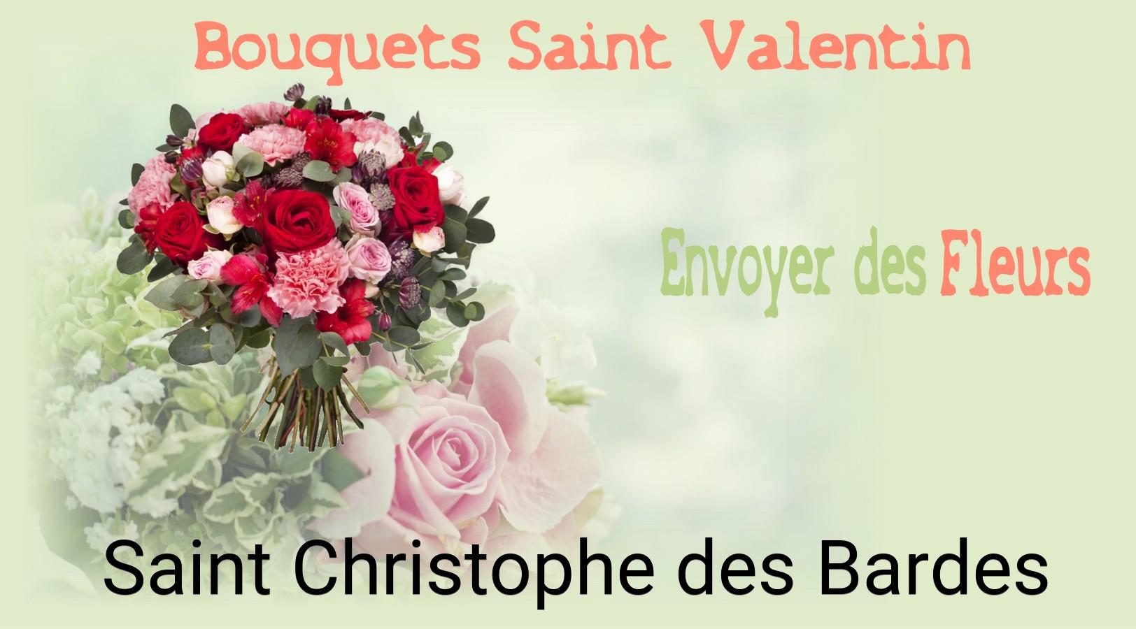 Roses de Saint-Valentin livrées à Saint-Christophe-des-Bardes